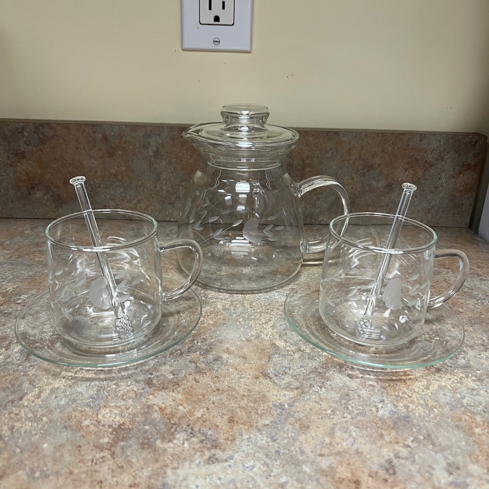 Princess House Heritage Tea for Two Set #394